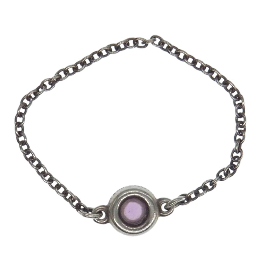 TIFFANY&Co. ティファニー ピンクサファイア バイザヤード リング  ピンク系 シルバー系 12号【中古】