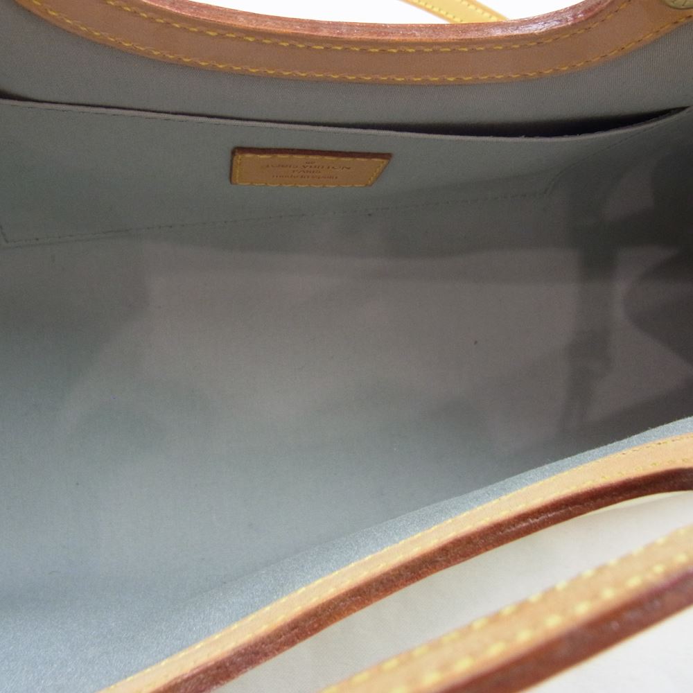 LOUIS VUITTON ルイ・ヴィトン M91374 モノグラム ヴェルニ ロクスバリードライブ エナメル ハンド バッグ イエロー系【中古】
