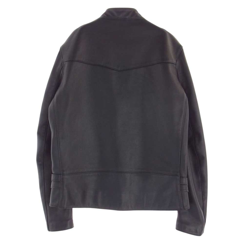 ジェームス グロース KANSAN JACKET カンサン カウハイド レザー ライダース ジャケット ブラック系 38【中古】