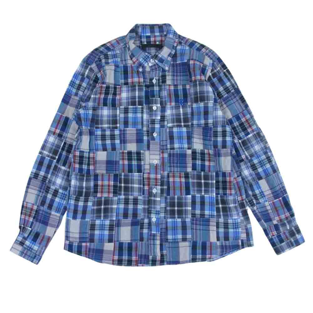 SOPHNET. ソフネット パッチワーク 長袖 シャツ マルチカラー系 XL【中古】