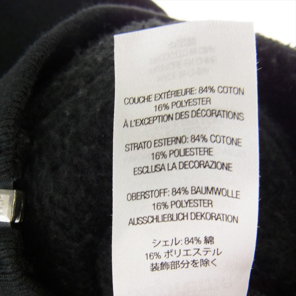 Supreme シュプリーム 22AW Patchwork Zip Up Hooded Sweatshirt パッチワーク アーチロゴ ジップ フーディ  ブラック系 L【美品】【中古】