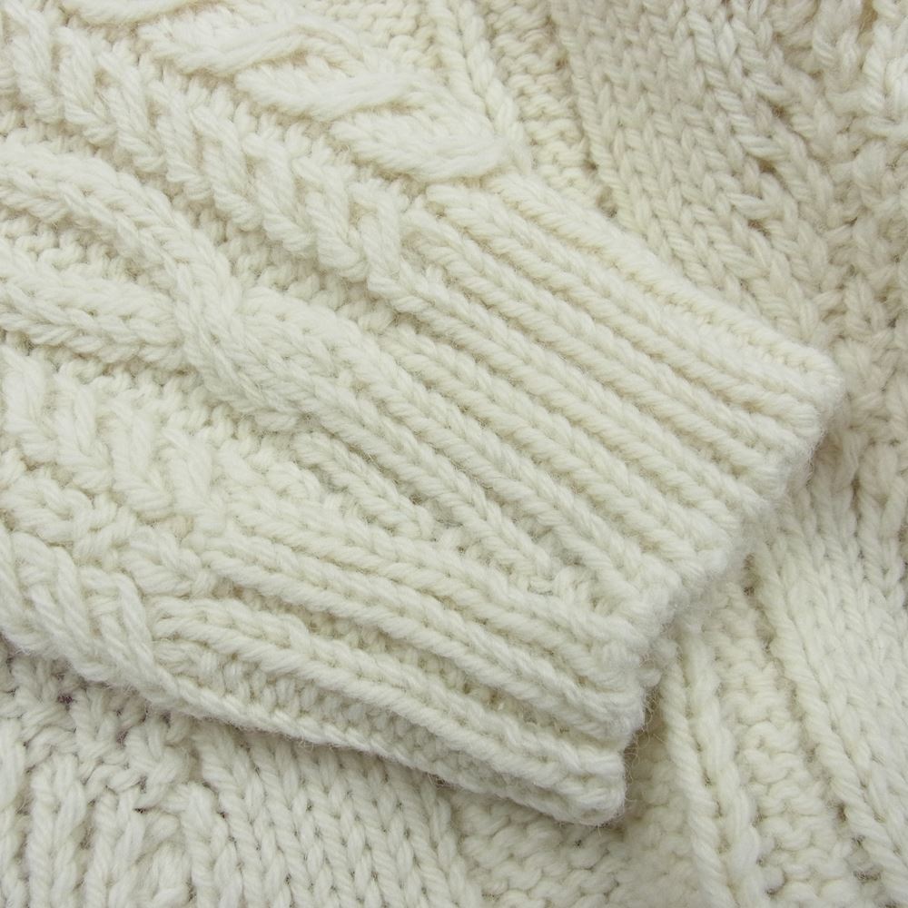 JUNYA WATANABE COMME des GARCONS ジュンヤワタナベコムデギャルソン 22AW  ニット 切り替え ワンピース ホワイト系 M【新古品】【未使用】【中古】