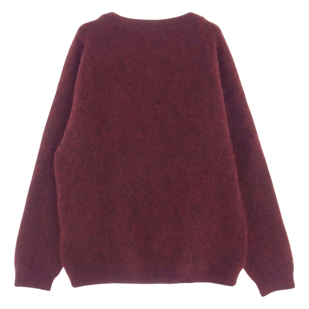 ACNE STUDIOS アクネストゥディオズ FN-WN-KNIT000289  モヘア クルーネック ニット セーター エンジ系 S【美品】【中古】