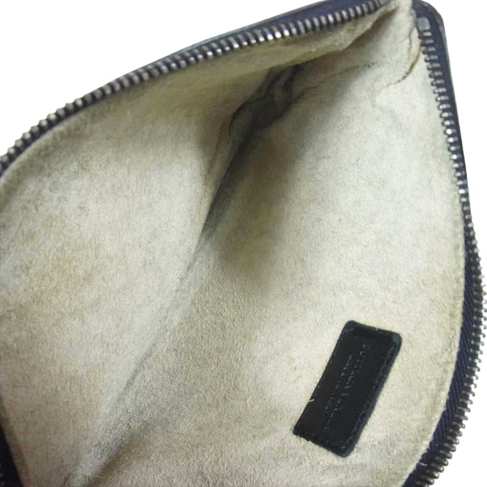 BOTTEGAVENETA ボッテガヴェネタ イントレチャート ポーチ ケース ブラック系【中古】