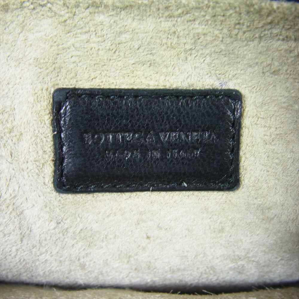 BOTTEGAVENETA ボッテガヴェネタ イントレチャート ポーチ ケース ブラック系【中古】
