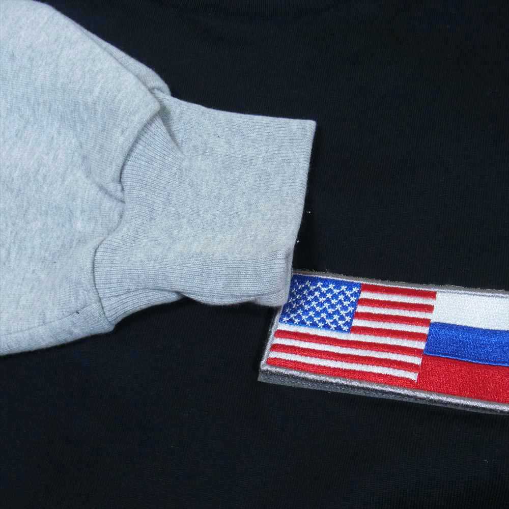 ゴーシャラブチンスキー G013-T007 W Double Sleeve Sweatshirt 国旗