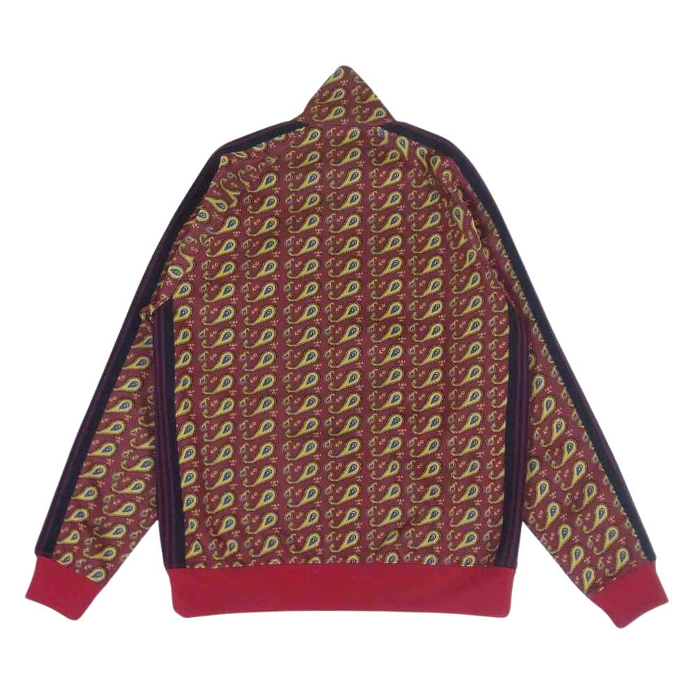 Needles ニードルス 20SS GL383 END. エンド 別注  Track Jacket Paisley Jacquard パピヨン刺繍 ペイズリー トラックジャケット エンジ系 M【美品】【中古】