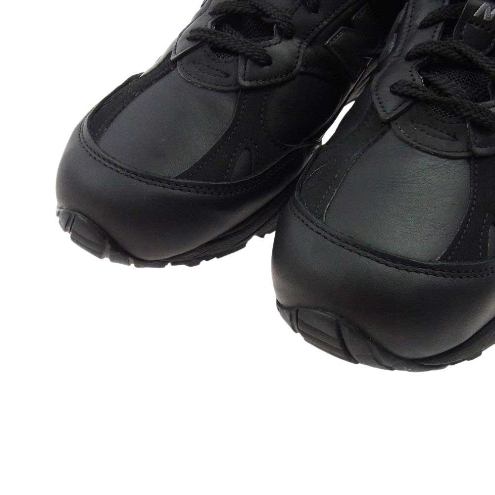 NEW BALANCE ニューバランス M991TK BEAUTY＆YOUTH 英国製 ABZORB 991 オールレザー ローカット スニーカー ブラック系 28.5cm【中古】