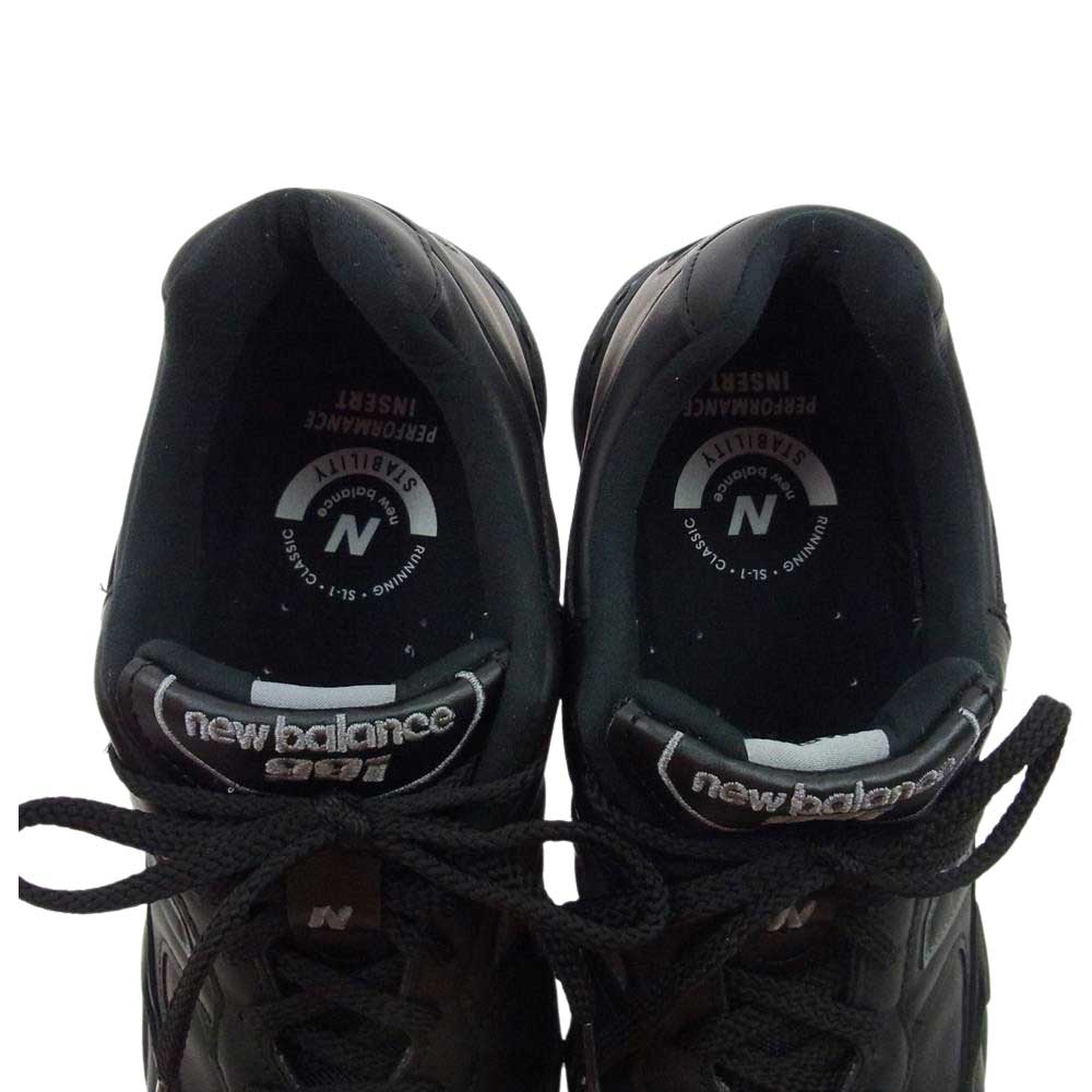 NEW BALANCE ニューバランス M991TK BEAUTY＆YOUTH 英国製 ABZORB 991 オールレザー ローカット スニーカー ブラック系 28.5cm【中古】