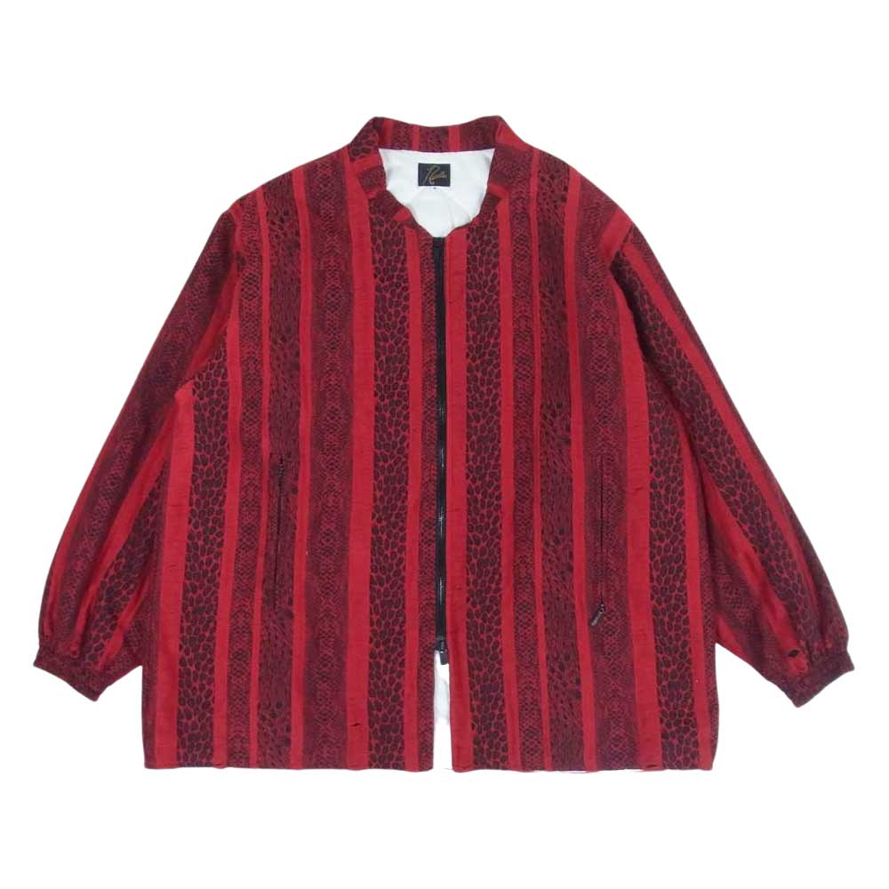 Needles ニードルス 19AW FK073 STAND COLLAR COAT スタンドカラー コート フルジップ ジャケット レッド系 S【中古】