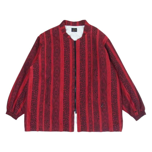 Needles ニードルス 19AW FK073 STAND COLLAR COAT スタンドカラー コート フルジップ ジャケット レッド系 S【中古】