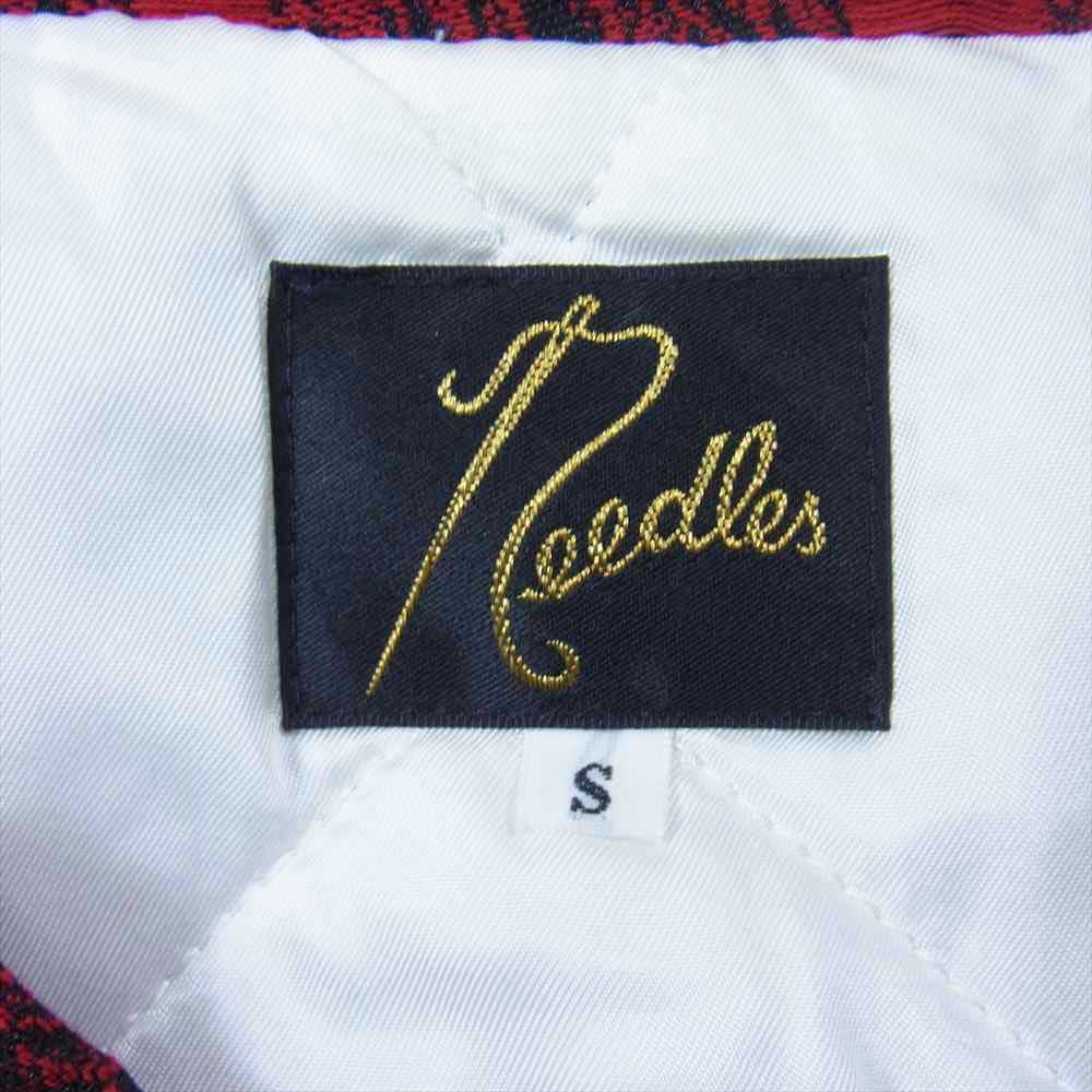 Needles ニードルス 19AW FK073 STAND COLLAR COAT スタンドカラー コート フルジップ ジャケット レッド系 S【中古】