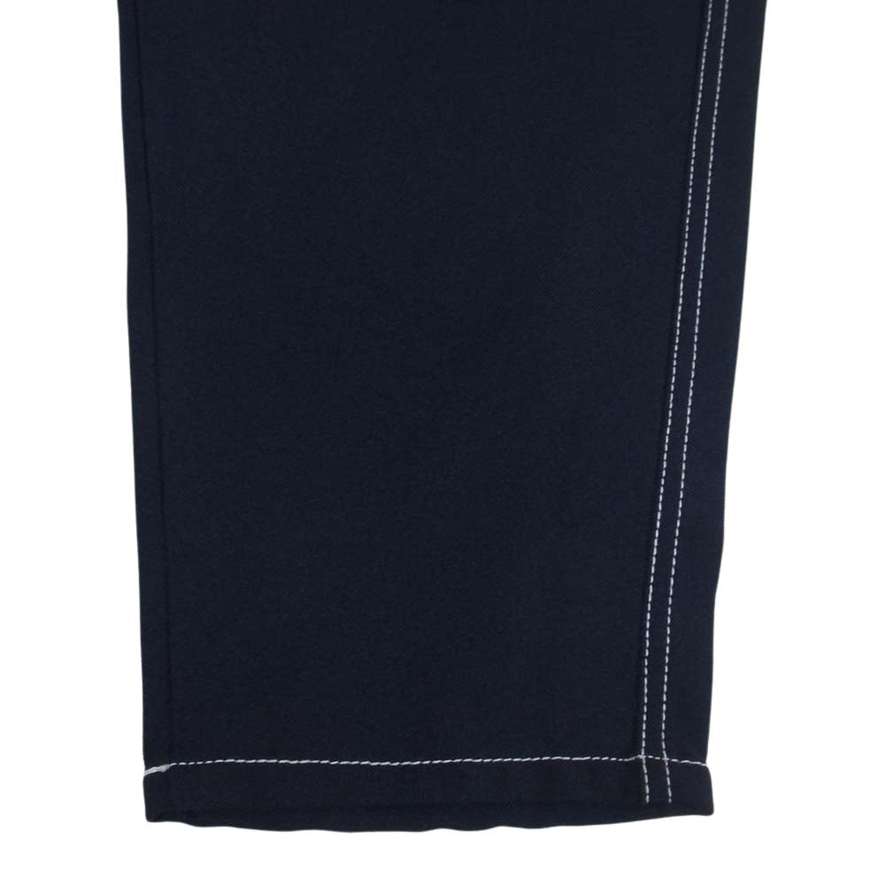 COMME des GARCONS コムデギャルソン SHIRT S24155 ポリ縮絨 テーパード パンツ ダークネイビー系 XS【美品】【中古】
