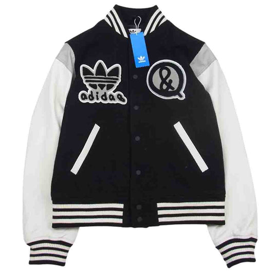 ユナイテッドアローズアンドサンズ CZ8078 adidas Originals VARSITY JACKET アディダス ヴァ―シティジャケット スタジャン ブラック系 XS【中古】