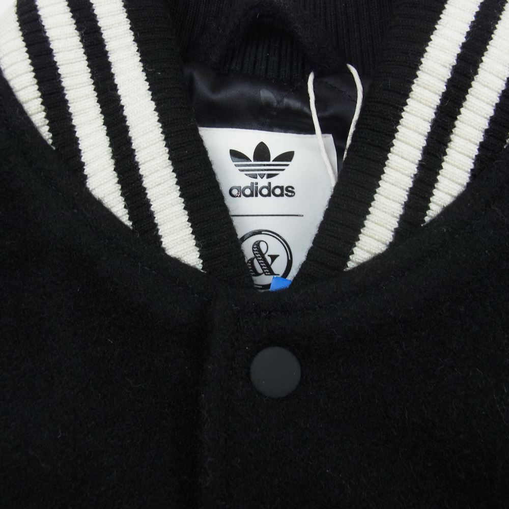 ユナイテッドアローズアンドサンズ CZ8078 adidas Originals VARSITY JACKET アディダス ヴァ―シティジャケット スタジャン ブラック系 XS【中古】