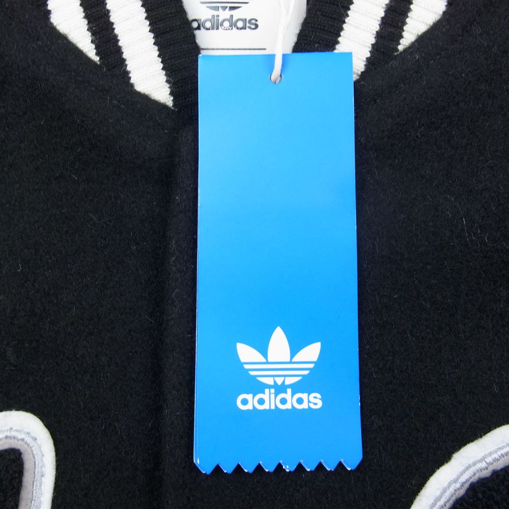 ユナイテッドアローズアンドサンズ CZ8078 adidas Originals VARSITY JACKET アディダス ヴァ―シティジャケット スタジャン ブラック系 XS【中古】