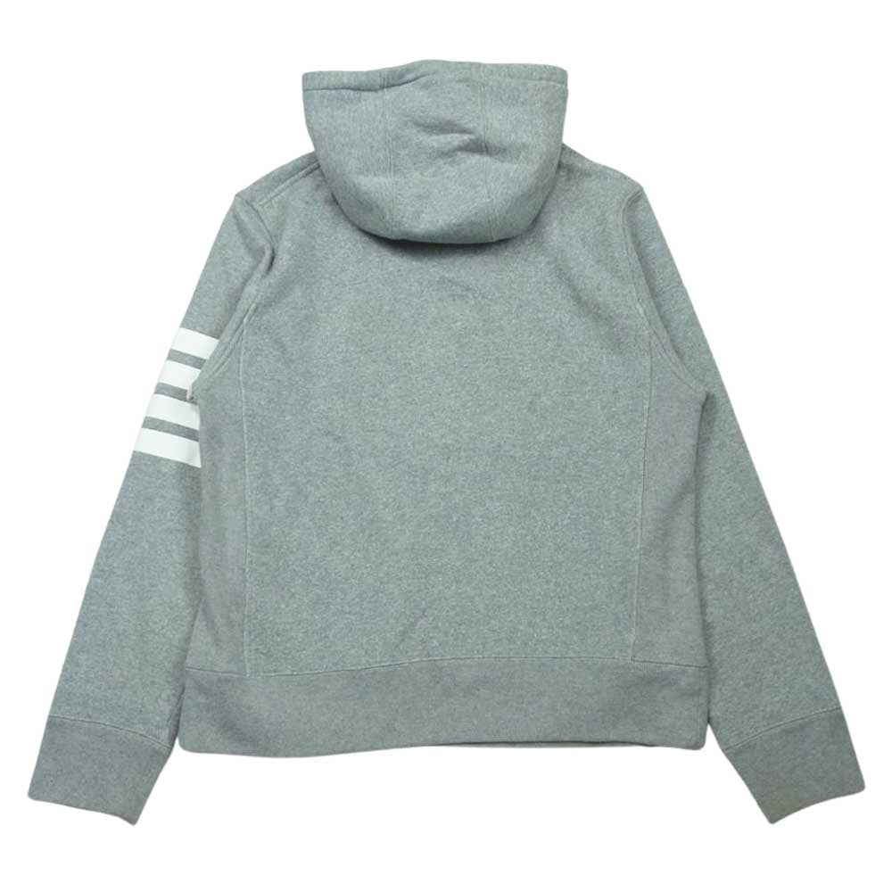 THOM BROWNE トムブラウン 01113C6002 4BAR HOODIE PULLOVER 4ライン プルオーバ― スウェット パーカー フーディ グレー系【中古】