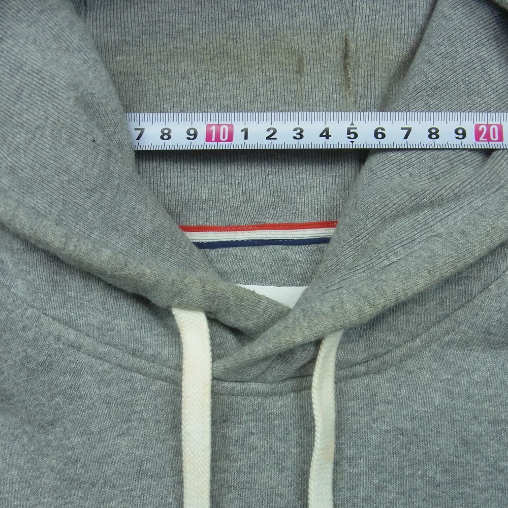 THOM BROWNE トムブラウン 01113C6002 4BAR HOODIE PULLOVER 4ライン プルオーバ― スウェット パーカー フーディ グレー系【中古】