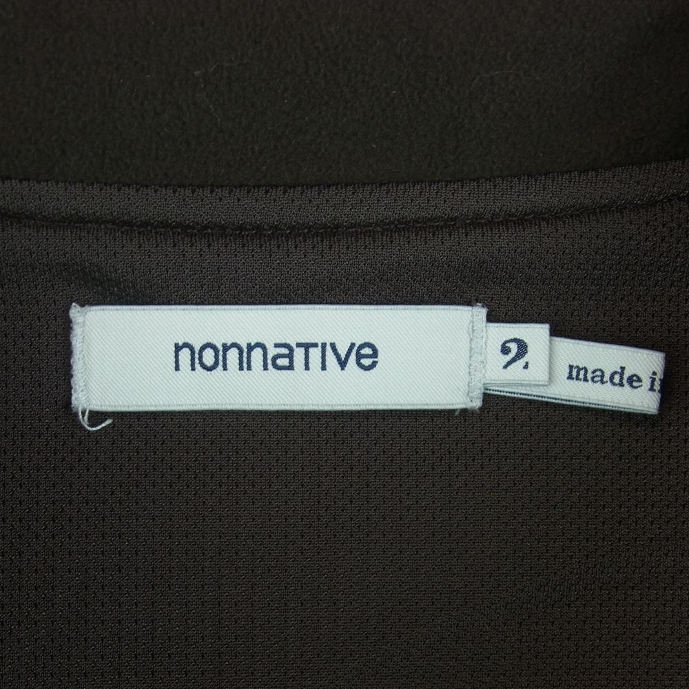 nonnative ノンネイティブ NN J4119 RIDER BLOUSON POLY FLEECE POLARTEC WIND PRO ポーラテック フリース ライダース ジャケット ブラウン系 2【中古】