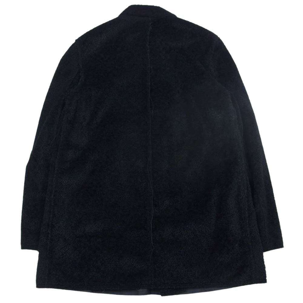 COMME des GARCONS HOMME PLUS コムデギャルソンオムプリュス 02AW PG-C010 四つの黒期 アーカイブ ボア フリース ピーコート ブラック系 M【美品】【中古】