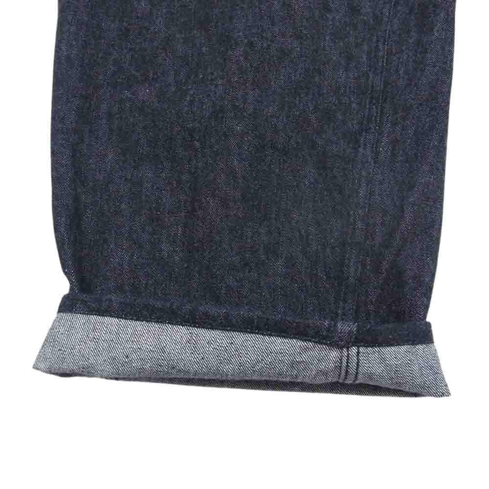COMOLI コモリ 21AW U03-0311 ベルテッド デニムパンツ ブラックエクリュ ブラック系 2【美品】【中古】