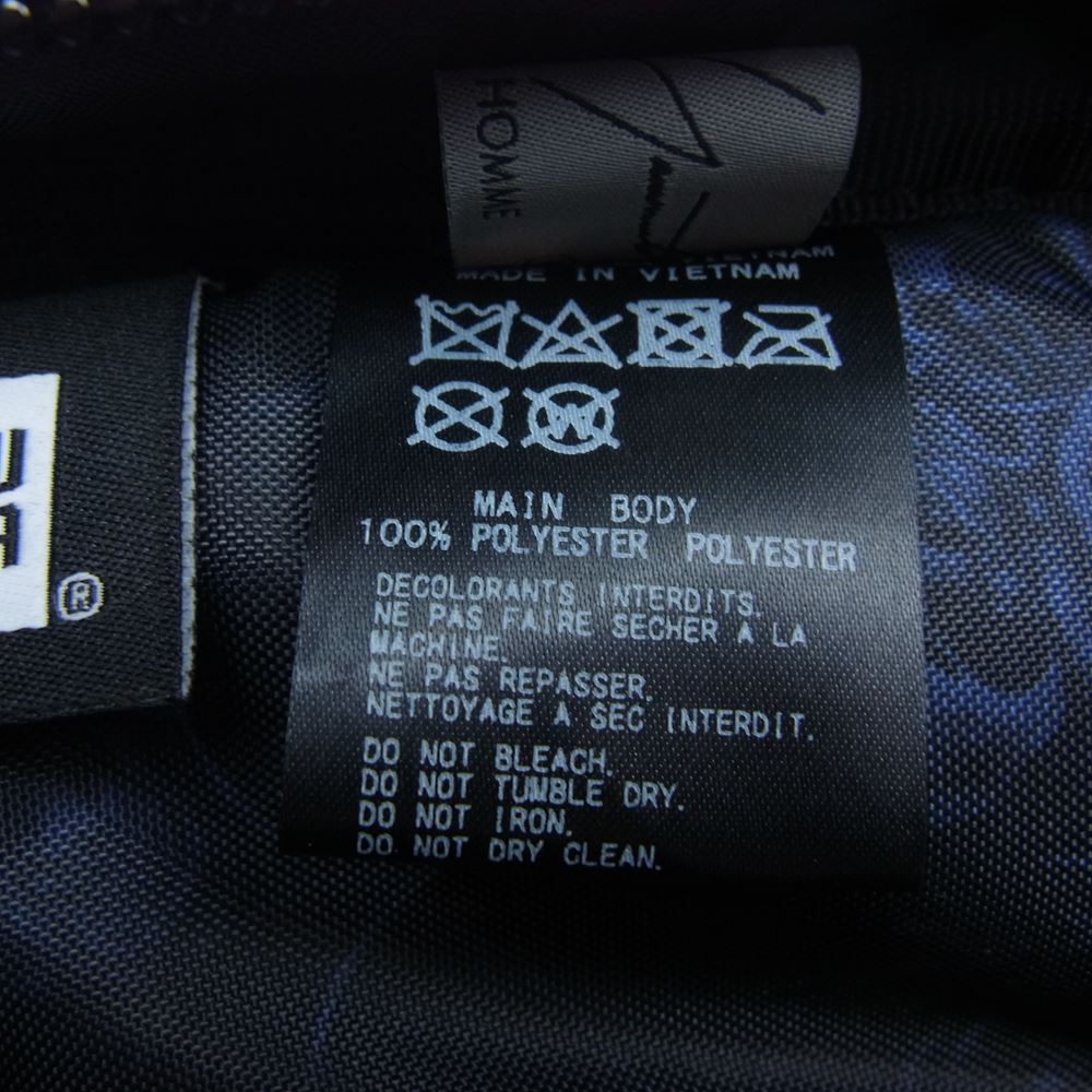 Yohji Yamamoto ヨウジヤマモト HE-I56-660  pour homme × NEW ERA LIGHT PACK YY ADDR スカル＆ローズ ニューエラ バック パック リュック ブラック系【極上美品】【中古】