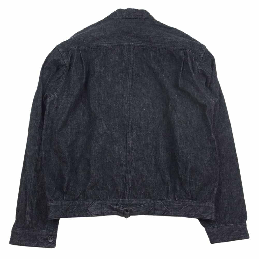 COMOLI コモリ 21ss V01-01001 ウォッシュド デニム ジャケット ブラック系 3【美品】【中古】