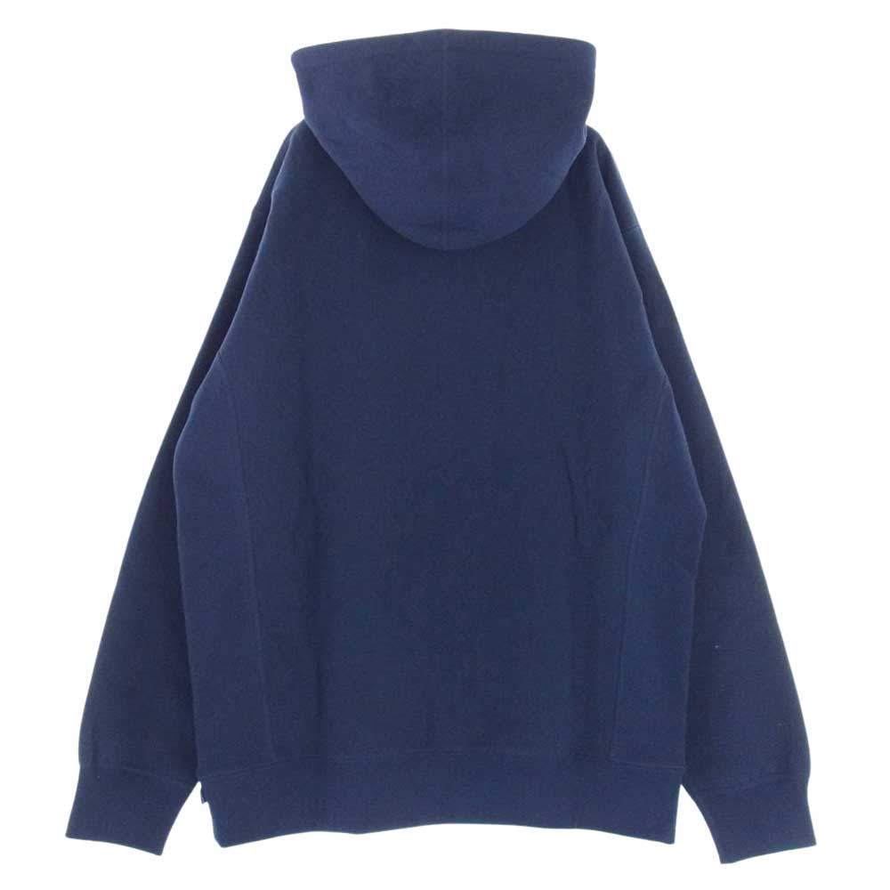 Supreme シュプリーム 17SS Chenille Arc Logo Hooded Sweatshirt アーチロゴ スウェット ネイビー系 XL【新古品】【未使用】【中古】