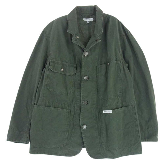 Engineered Garments エンジニアードガーメンツ Coverall Jacket Ripstop コットン リップストップ カバーオール ジャケット カーキ系 XS【中古】