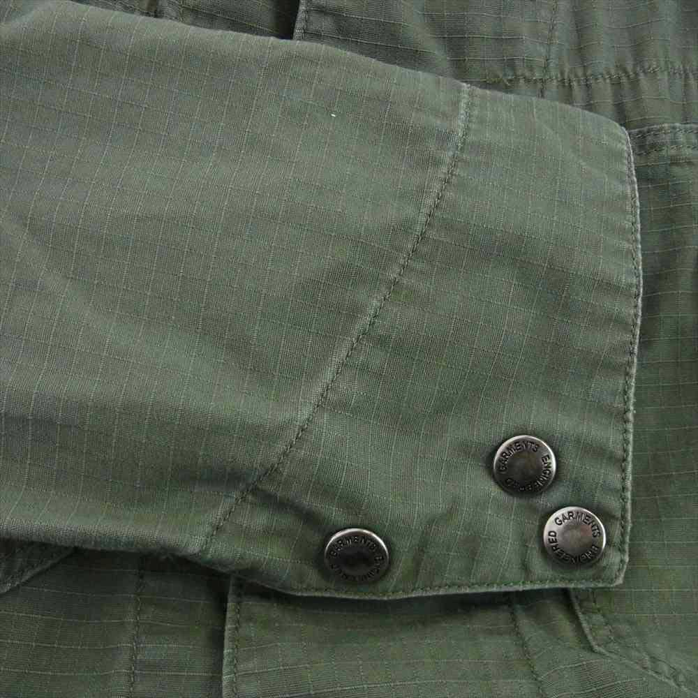 Engineered Garments エンジニアードガーメンツ Coverall Jacket Ripstop コットン リップストップ カバーオール ジャケット カーキ系 XS【中古】