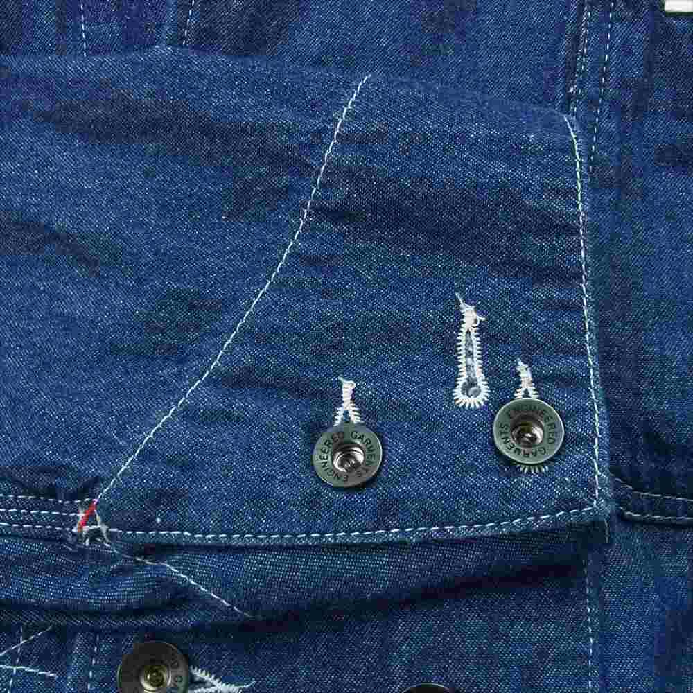 Engineered Garments エンジニアードガーメンツ BEAMS+別注 RAIL ROADER JACKET デニム カバーオール ジャケット インディゴブルー系 XS【中古】