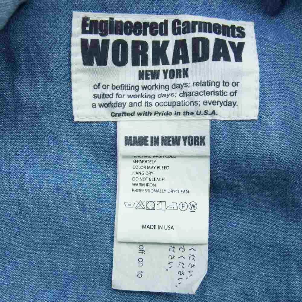Engineered Garments エンジニアードガーメンツ WORKADAY デニム カバーオール ワークコート インディゴブルー系 M【中古】