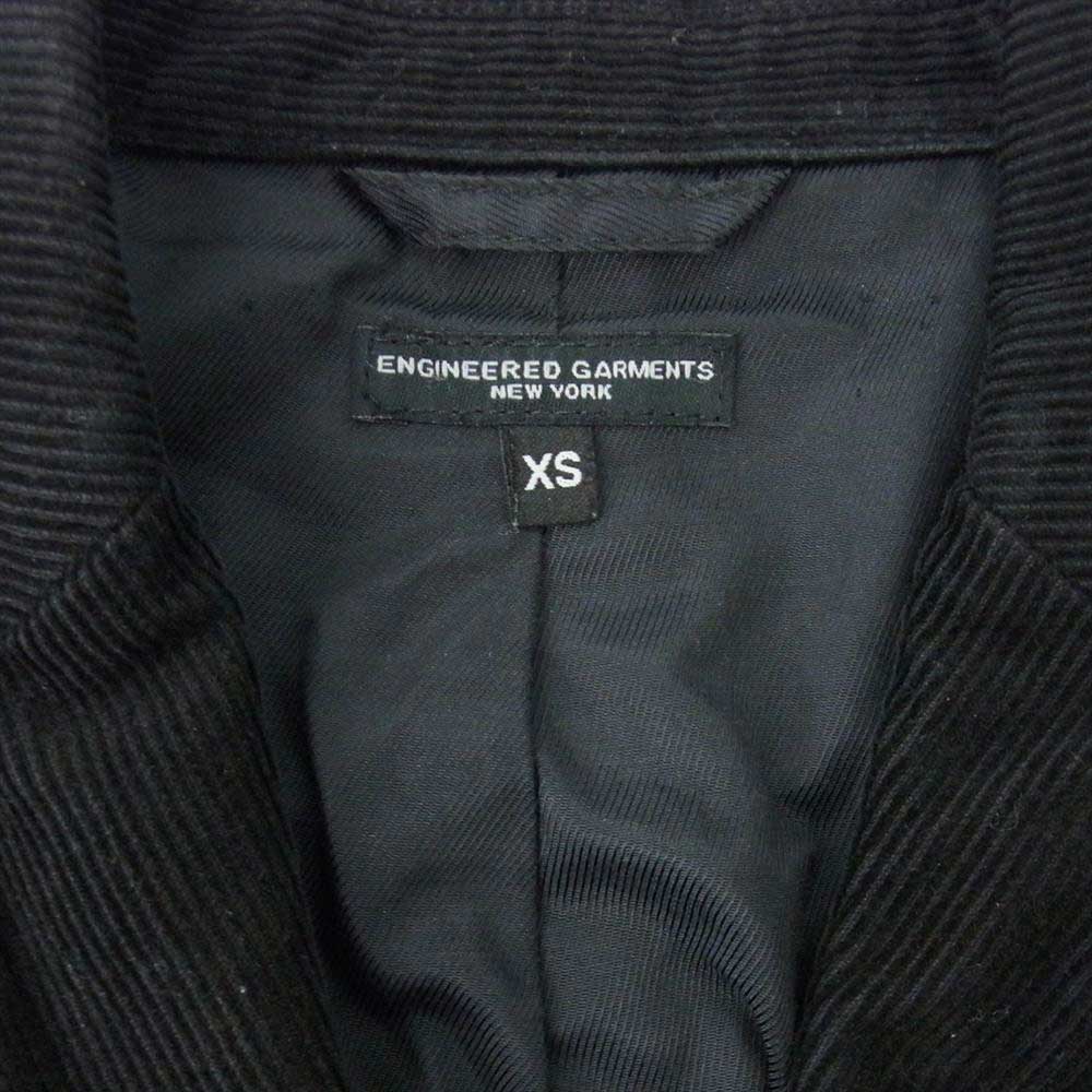 Engineered Garments エンジニアードガーメンツ Andover Jacket Corduroy コーデュロイ アンドーバー ジャケット ブラック系 XS【中古】