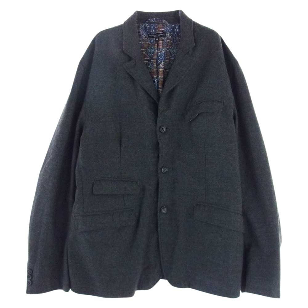 Engineered Garments エンジニアードガーメンツ Andover Jacket Wool アンドーバー ジャケット ウール 裏地総柄  グレー系 M【中古】