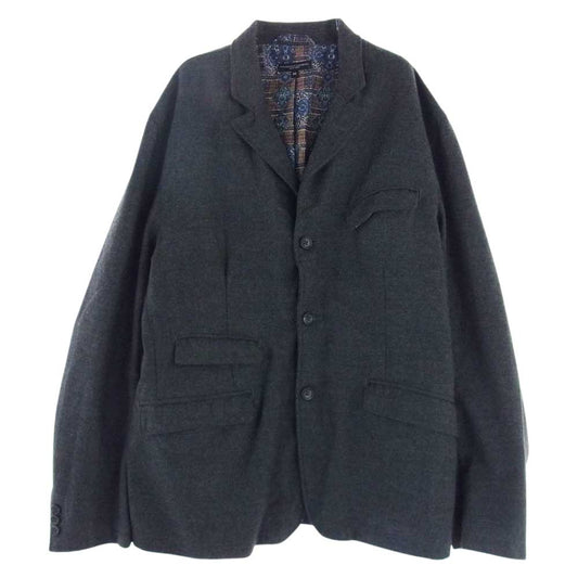 Engineered Garments エンジニアードガーメンツ Andover Jacket Wool アンドーバー ジャケット ウール 裏地総柄  グレー系 M【中古】