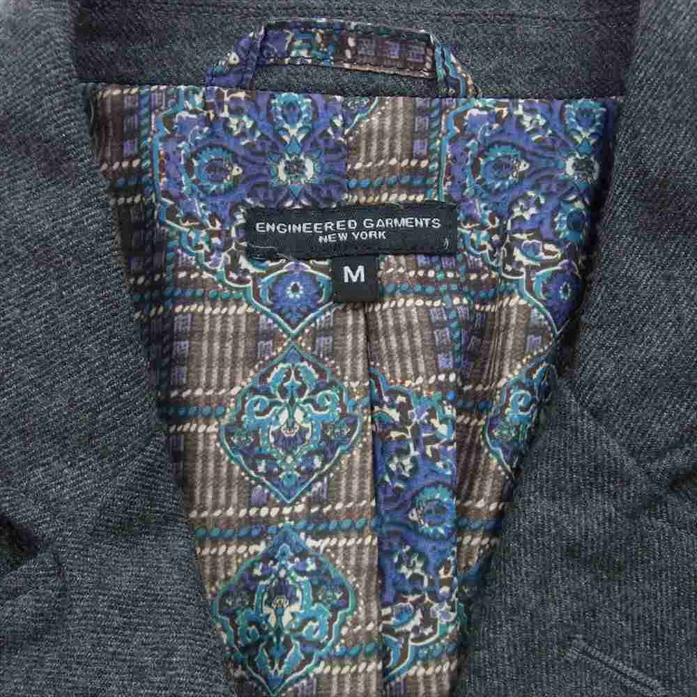Engineered Garments エンジニアードガーメンツ Andover Jacket Wool アンドーバー ジャケット ウール 裏地総柄  グレー系 M【中古】