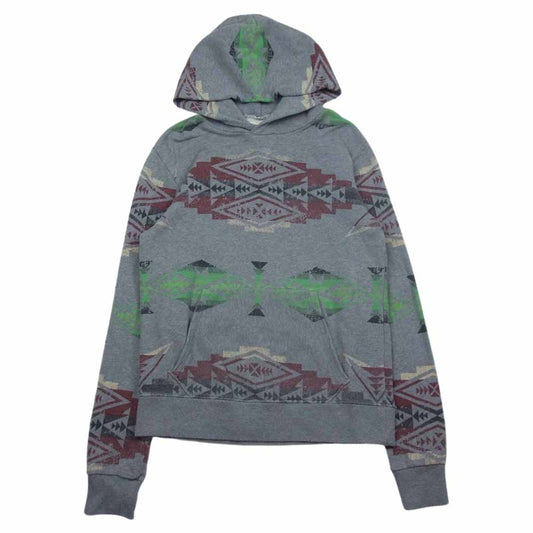 RALPH LAUREN ラルフローレン Denim & Supply デニムアンドサプライ ネイティブ スウェット パーカー グレー系 S【中古】