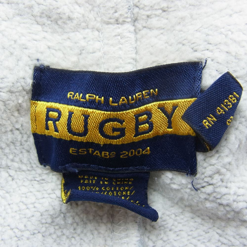 RALPH LAUREN ラルフローレン rugby ラグビー スカル ドクロ スウェット パンツ グレー系 S【中古】