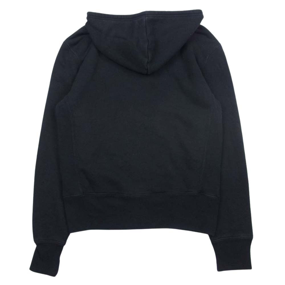 RALPH LAUREN ラルフローレン rugby ラグビー スカル ドクロ フルジップ スウェットパーカー ブラック系 S【中古】