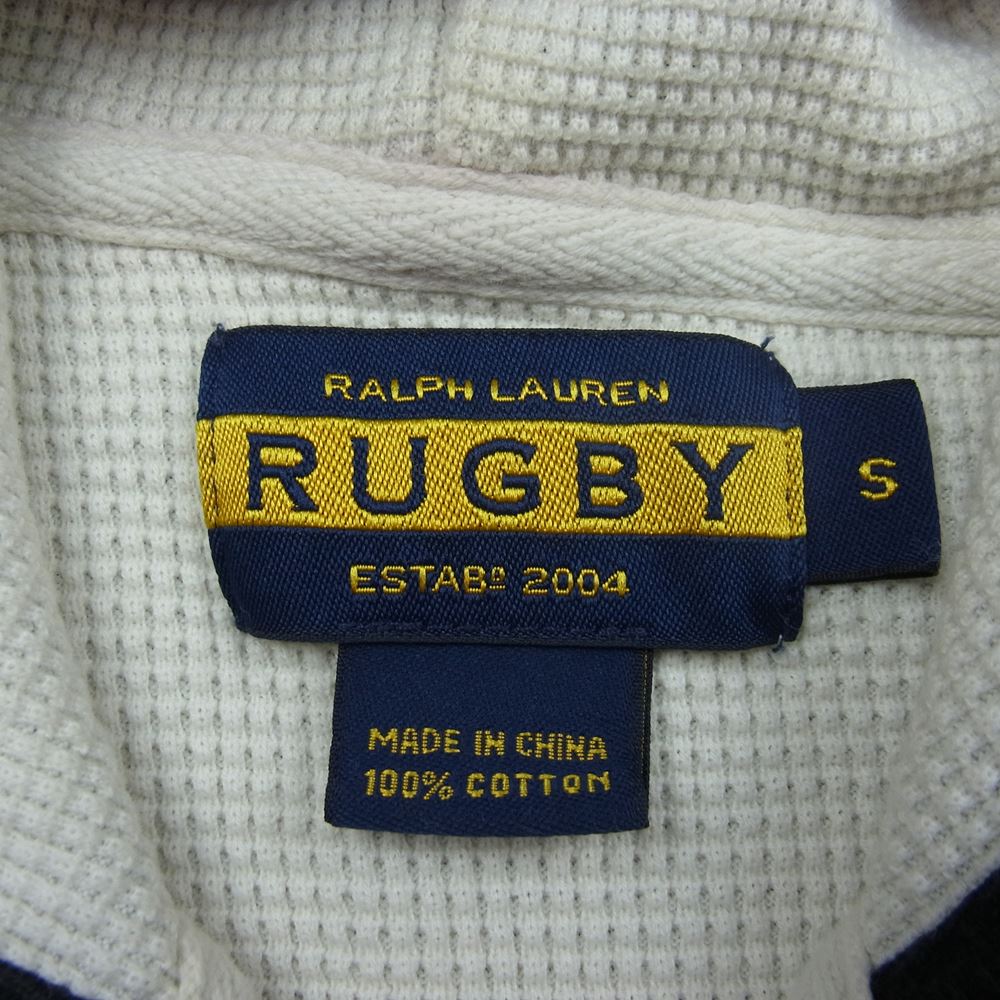RALPH LAUREN ラルフローレン rugby ラグビー スカル ドクロ フルジップ スウェットパーカー ブラック系 S【中古】
