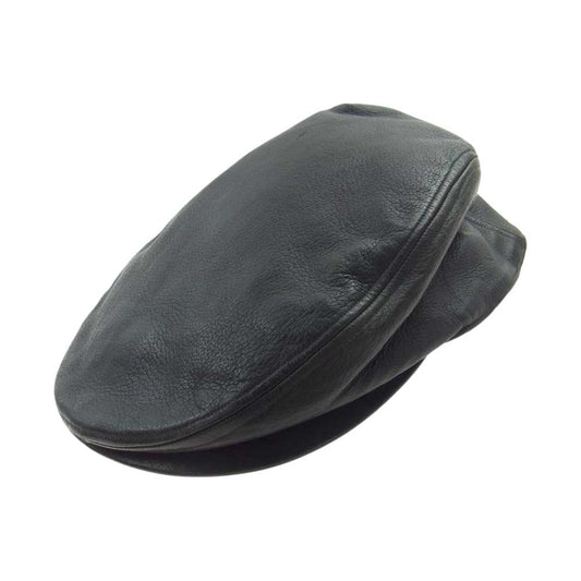 THE FLAT HEAD ザフラットヘッド レザー ハンチング ブラック系 L【中古】