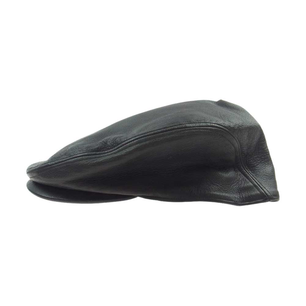 THE FLAT HEAD ザフラットヘッド レザー ハンチング ブラック系 L【中古】