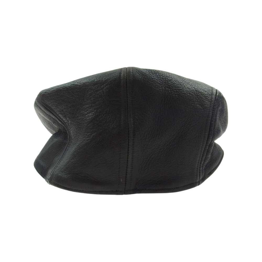 THE FLAT HEAD ザフラットヘッド レザー ハンチング ブラック系 L【中古】