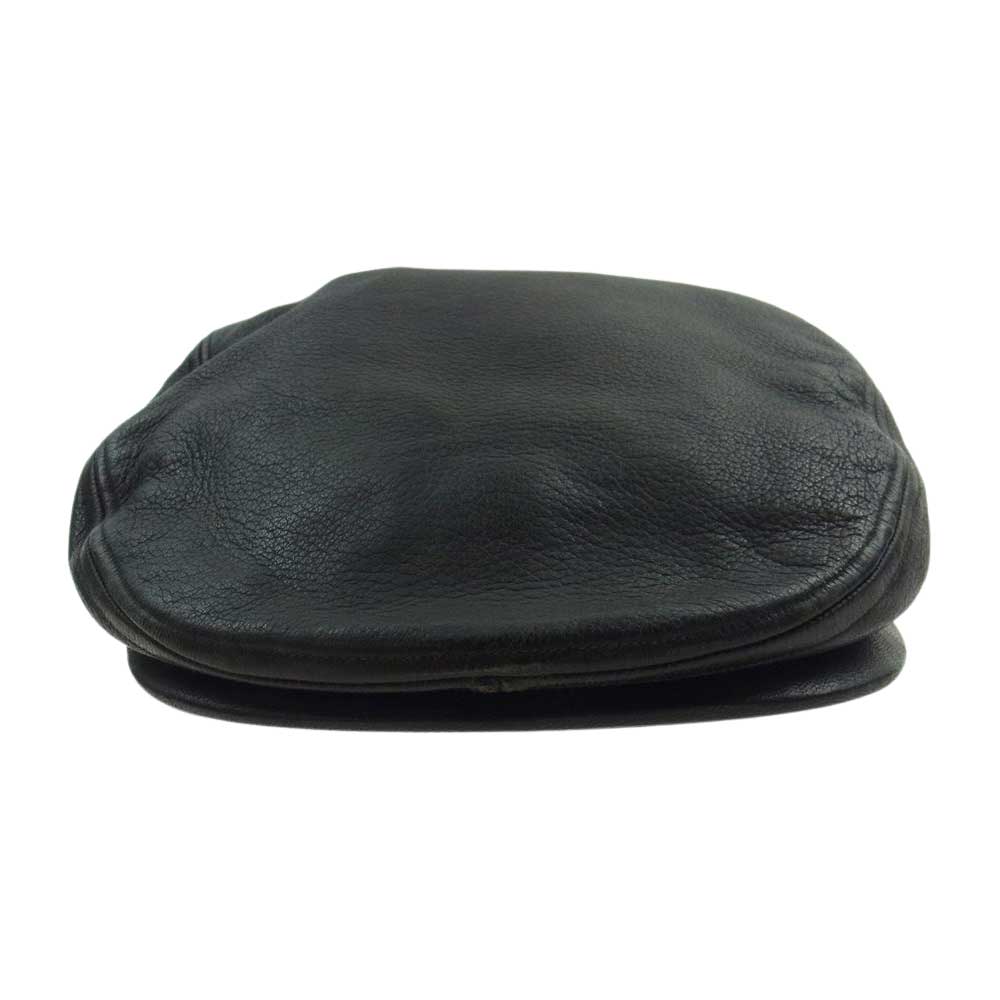 THE FLAT HEAD ザフラットヘッド レザー ハンチング ブラック系 L【中古】
