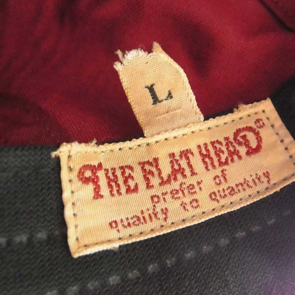 THE FLAT HEAD ザフラットヘッド レザー ハンチング ブラック系 L【中古】