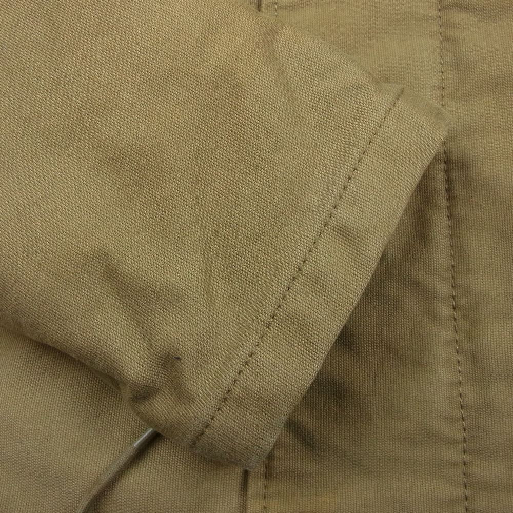 ALPHA アルファ 20521-414 N-1 裏ボア ステンシル デッキ ジャケット ライトブラウン系 M【中古】