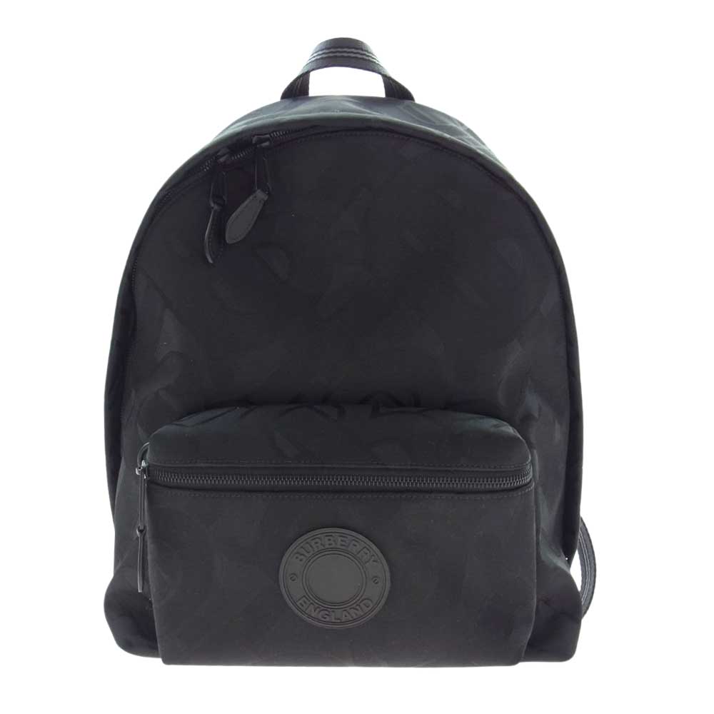 BURBERRY バーバリー 8030714/A1189 JET TB モノグラム デイパック ジェット バックパック リュック ブラック系【美品】【中古】
