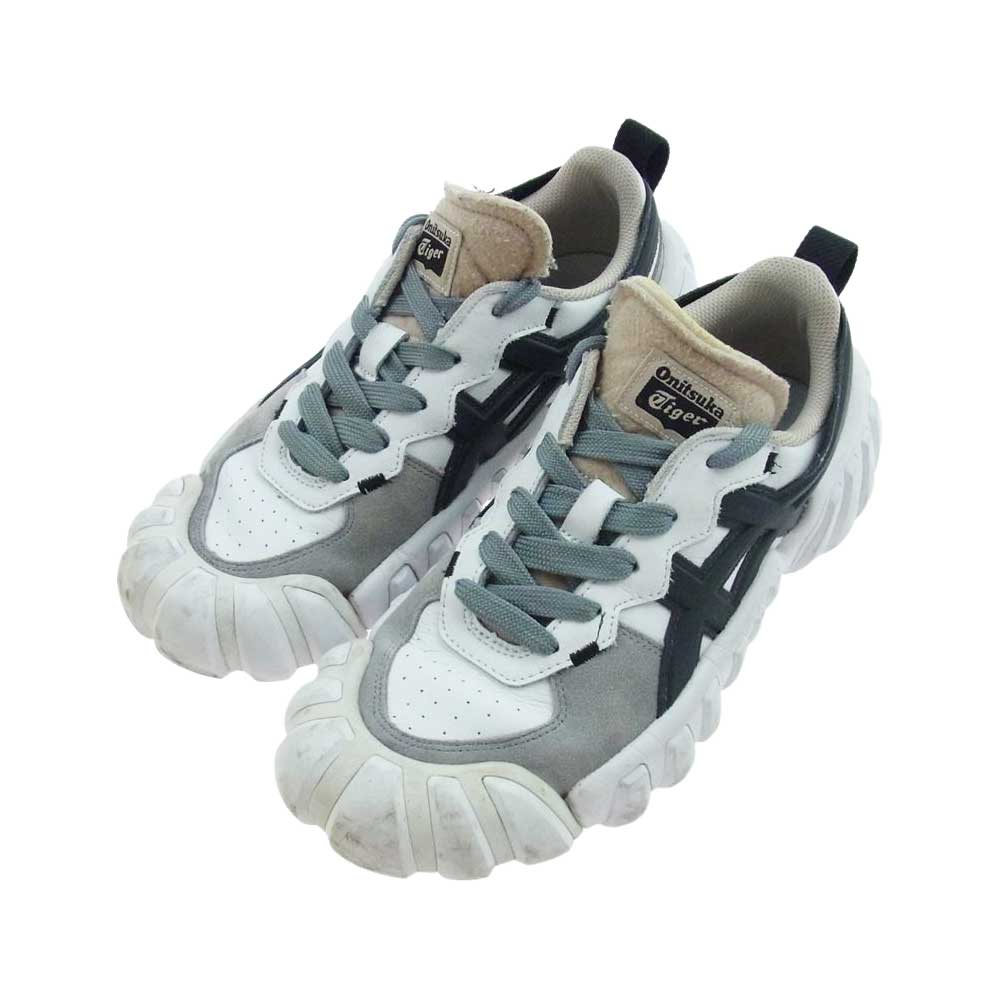 ONITSUKA TIGER オニツカタイガー 1183B421-100 DENTIGRE LS デンティグレ ローカット スニーカー ブラック系 グレー系 26.0cm【中古】