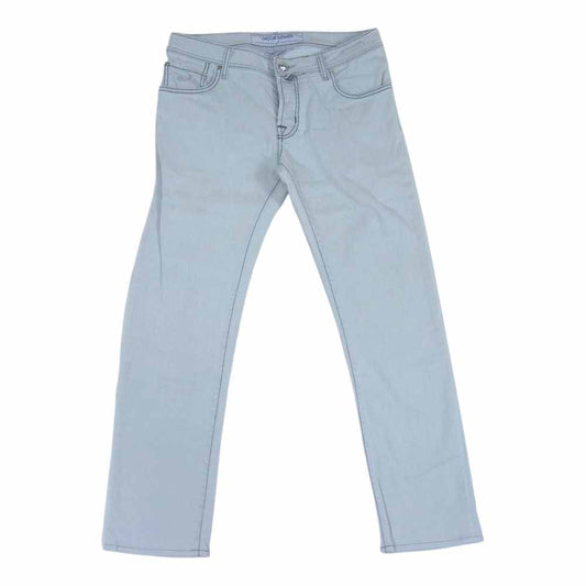 JACOB COHEN ヤコブコーエン ボタンフライ デニム パンツ グレー系 31【中古】