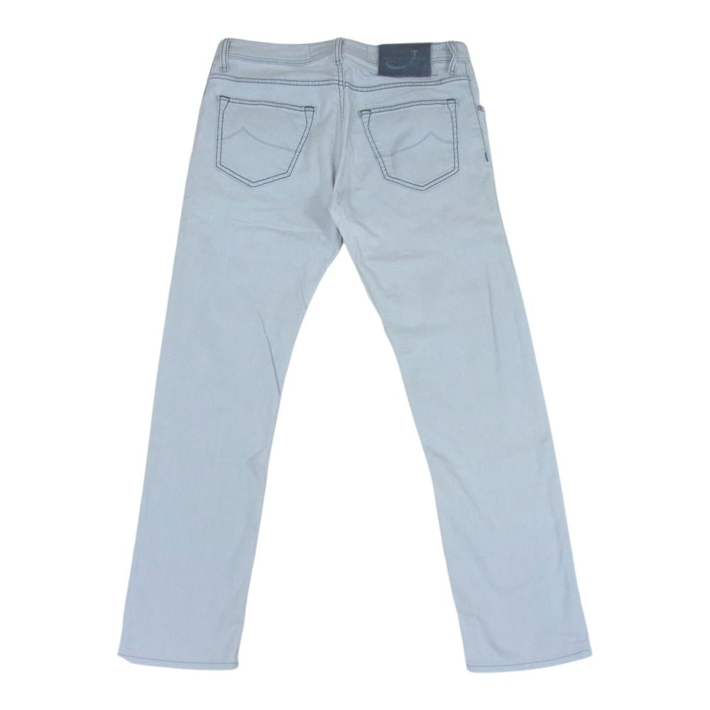 JACOB COHEN ヤコブコーエン ボタンフライ デニム パンツ グレー系 31【中古】